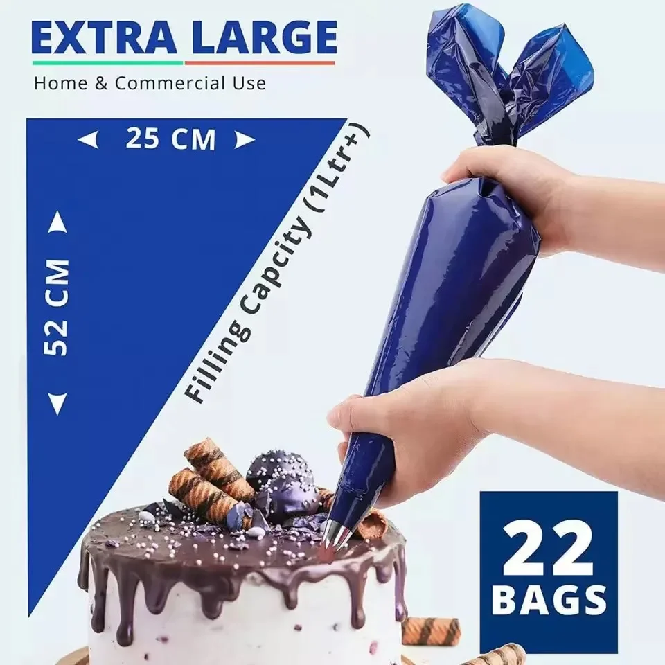 Piping Bag Disposable - 21 بوصة كيس الأنابيب كيس الثلج