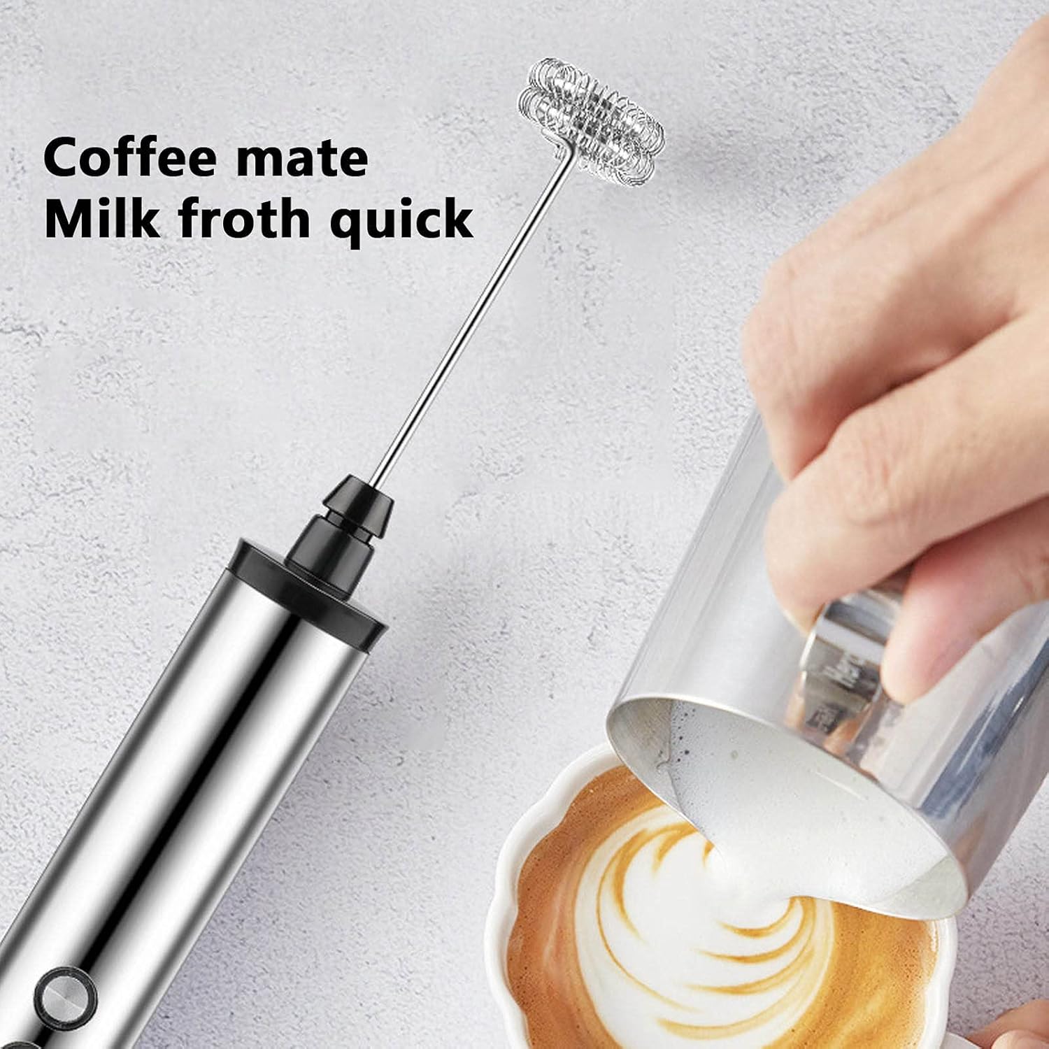 Kitchen Baking Appliances - خلاط حليب كهربائي محمول 3 في