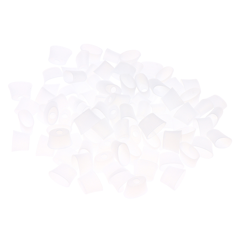 Piping Bag Disposable - 100 قطعة/دفعة غطاء فوهة سيليكون وغطاء