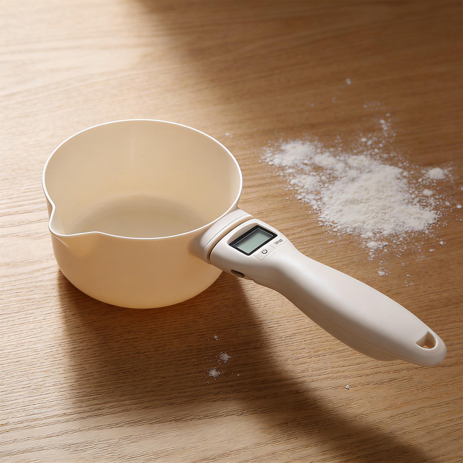 Kitchen Baker - ملاعق قياس للمطبخ مع شاشة LCD،
