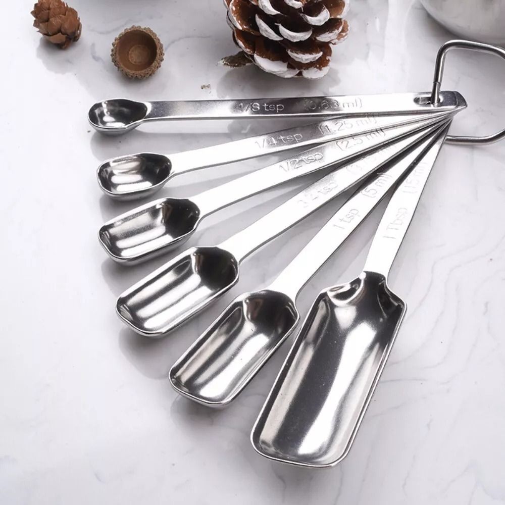 Kitchen Baking Utensils - ملاعق قياس من الفولاذ المقاوم للصدأ
