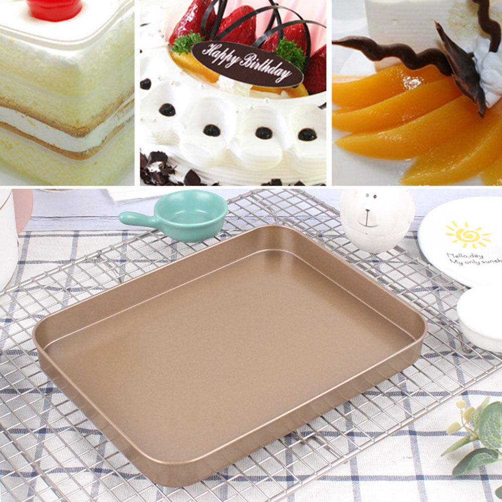 Kitchen Baking Pan - صينية كيك مستطيلة من الفولاذ الكربوني