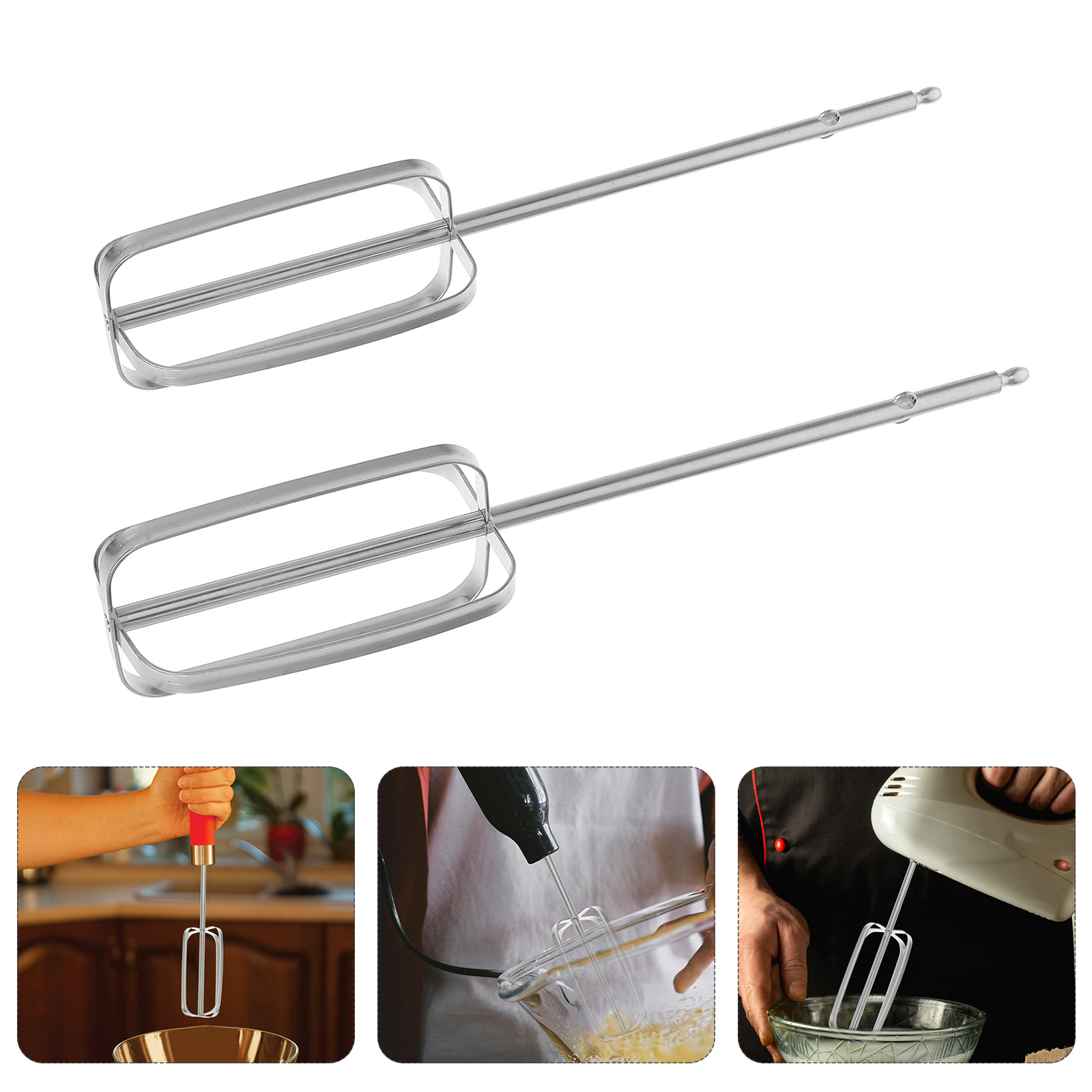 Kitchen Baking Appliances - 2 قطعة مرفقات خلاط يدوي من