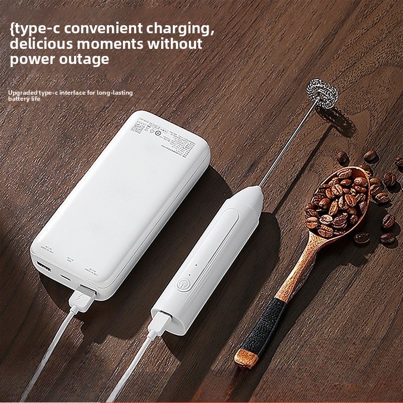 Kitchen Baking Appliances - خلاط كهربائي لرغوة القهوة والحليب، خفاقة