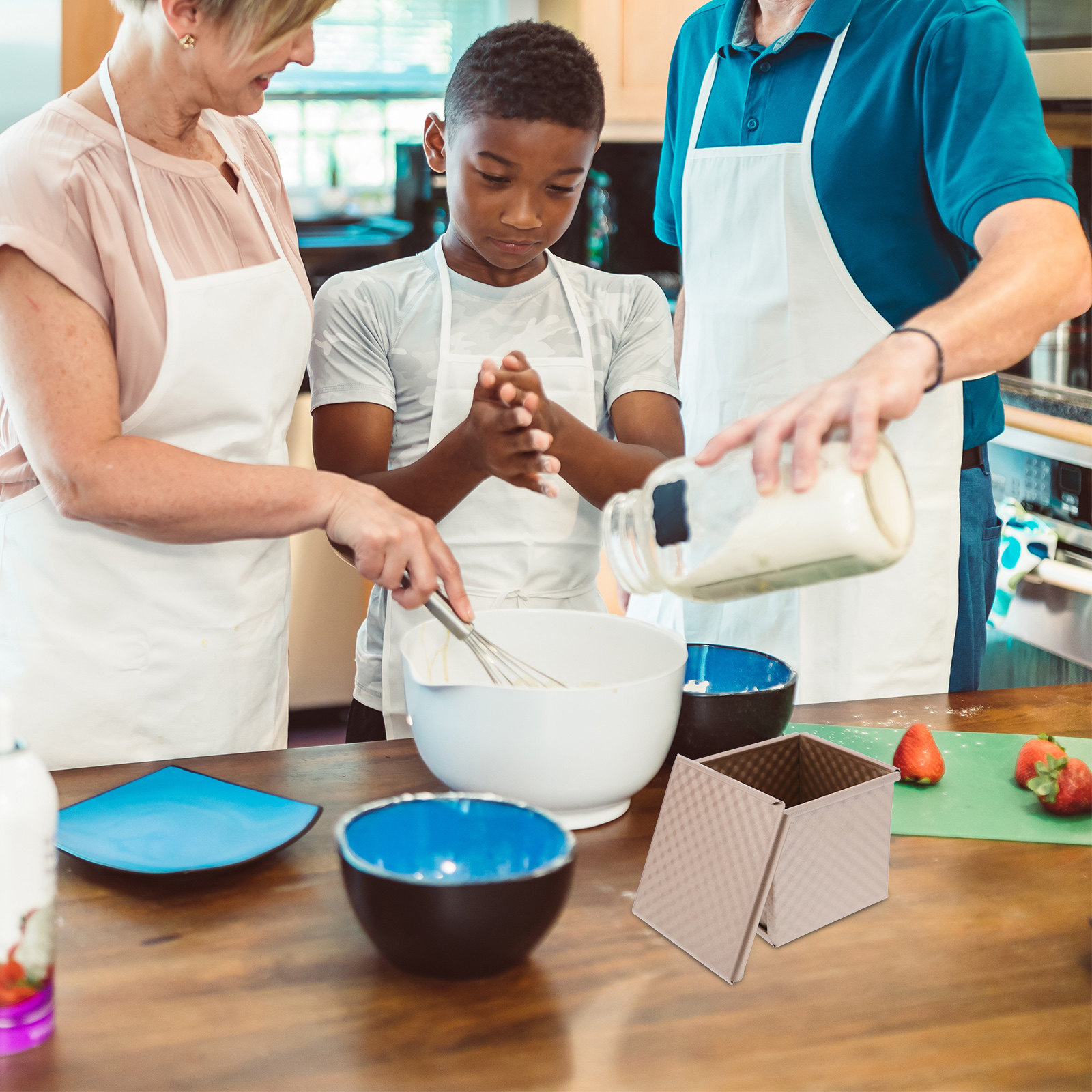 قالب خبز صغير من الفولاذ الكرب - مراجعة Kitchen Baking Pan وسعره