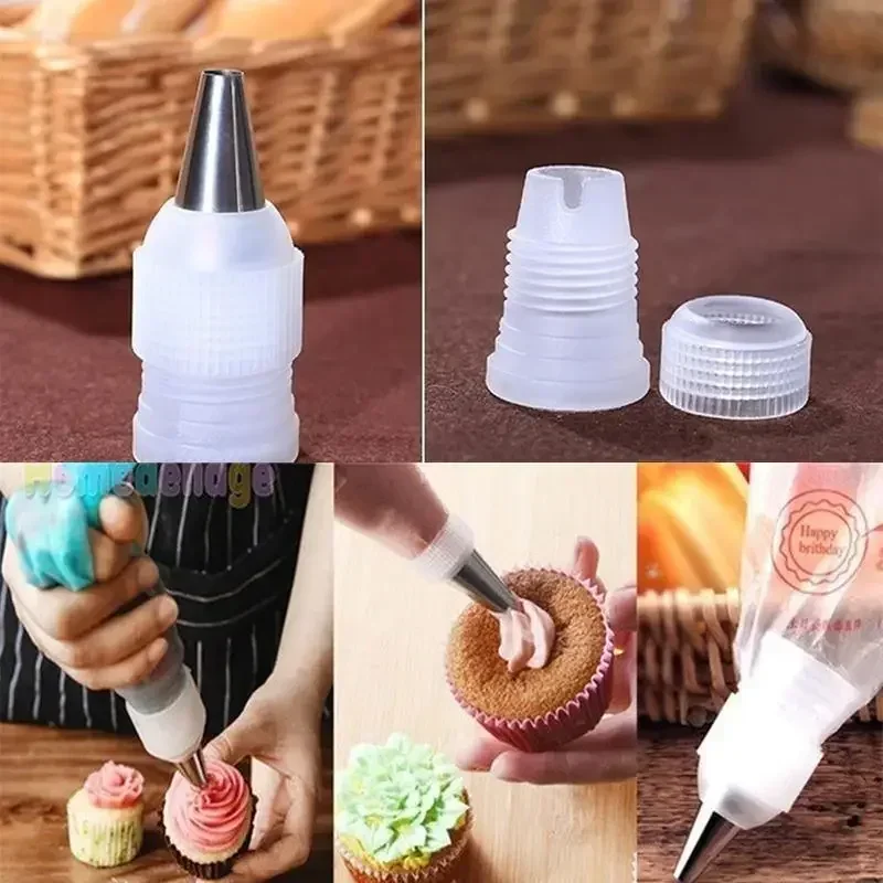 5-20 قطعة مقرنة محول الجليد ال - مراجعة Piping Bag Disposable وسعره