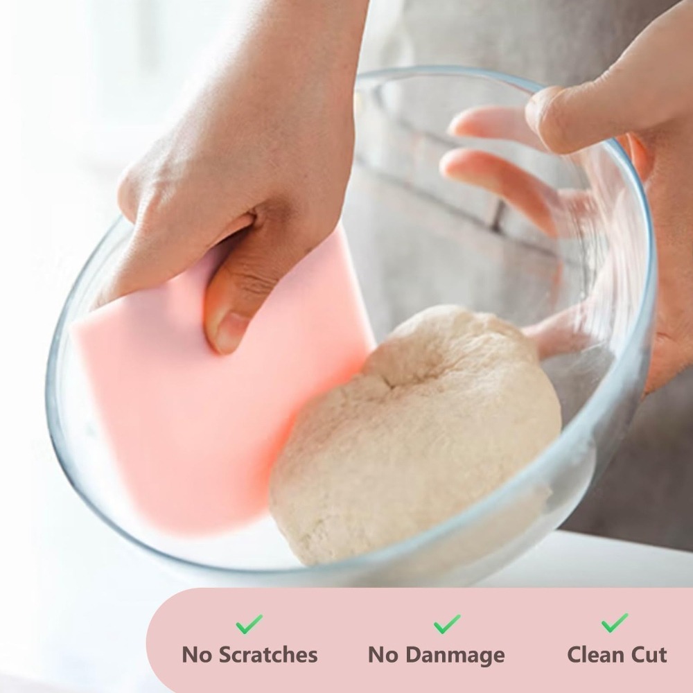 مكاشط بلاستيكية مرنة للعجين وا - مراجعة Bench Scraper Dough وسعره