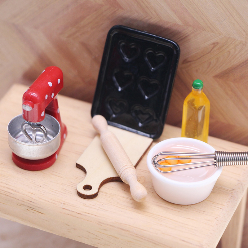 (.) نموذج خلاط مصغر لبيت الدمى - مراجعة Kitchen Baking Appliances وسعره