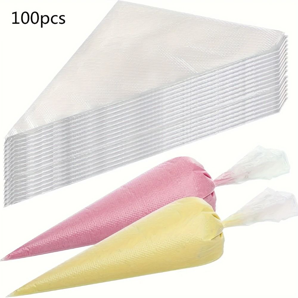 100 قطعة من أكياس الحلويات الق - مراجعة Piping Bag Disposable وسعره