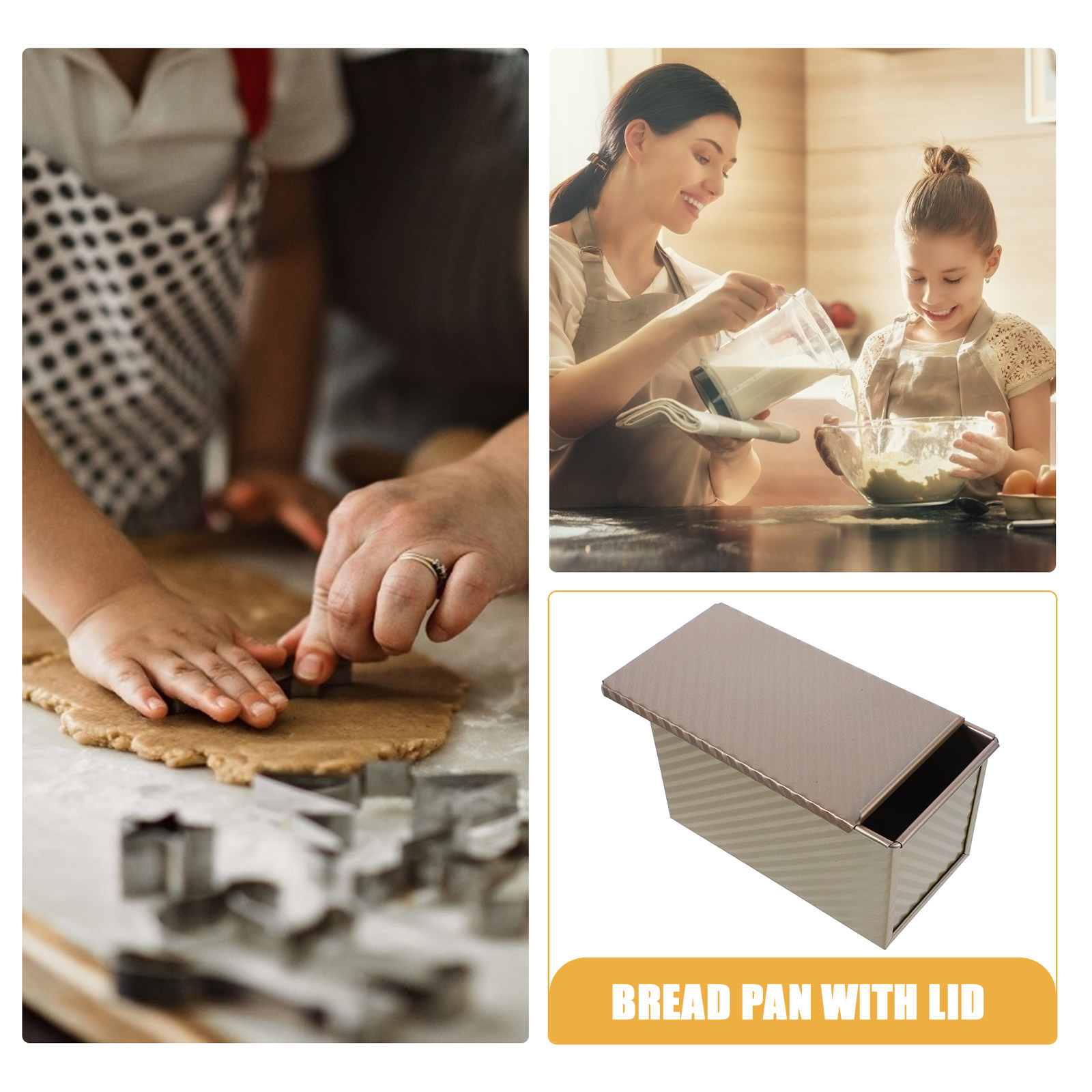 قالب خبز معدني مستطيل الشكل بغ - مراجعة Kitchen Baking Pan وسعره