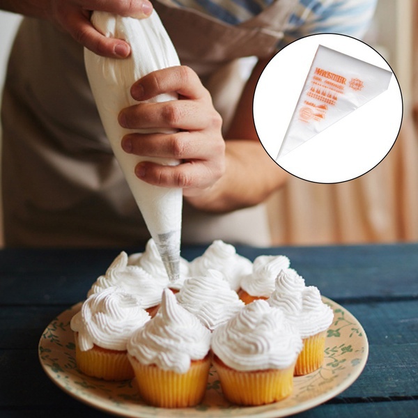 100 قطعة كيس الأنابيب القابل ل - مراجعة Piping Bag Disposable وسعره