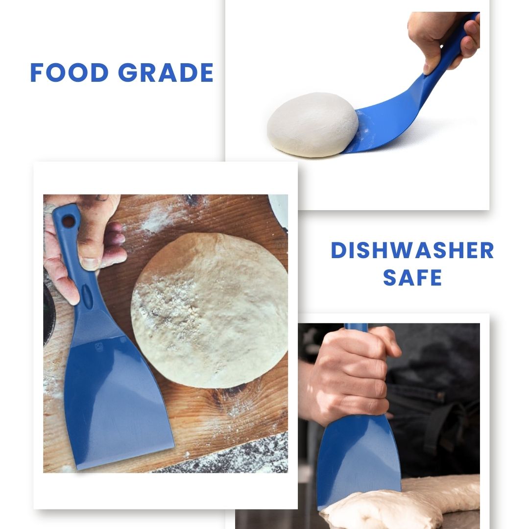 مرنة البيتزا العجين مكشطة ملعق - مراجعة Bench Scraper Dough وسعره