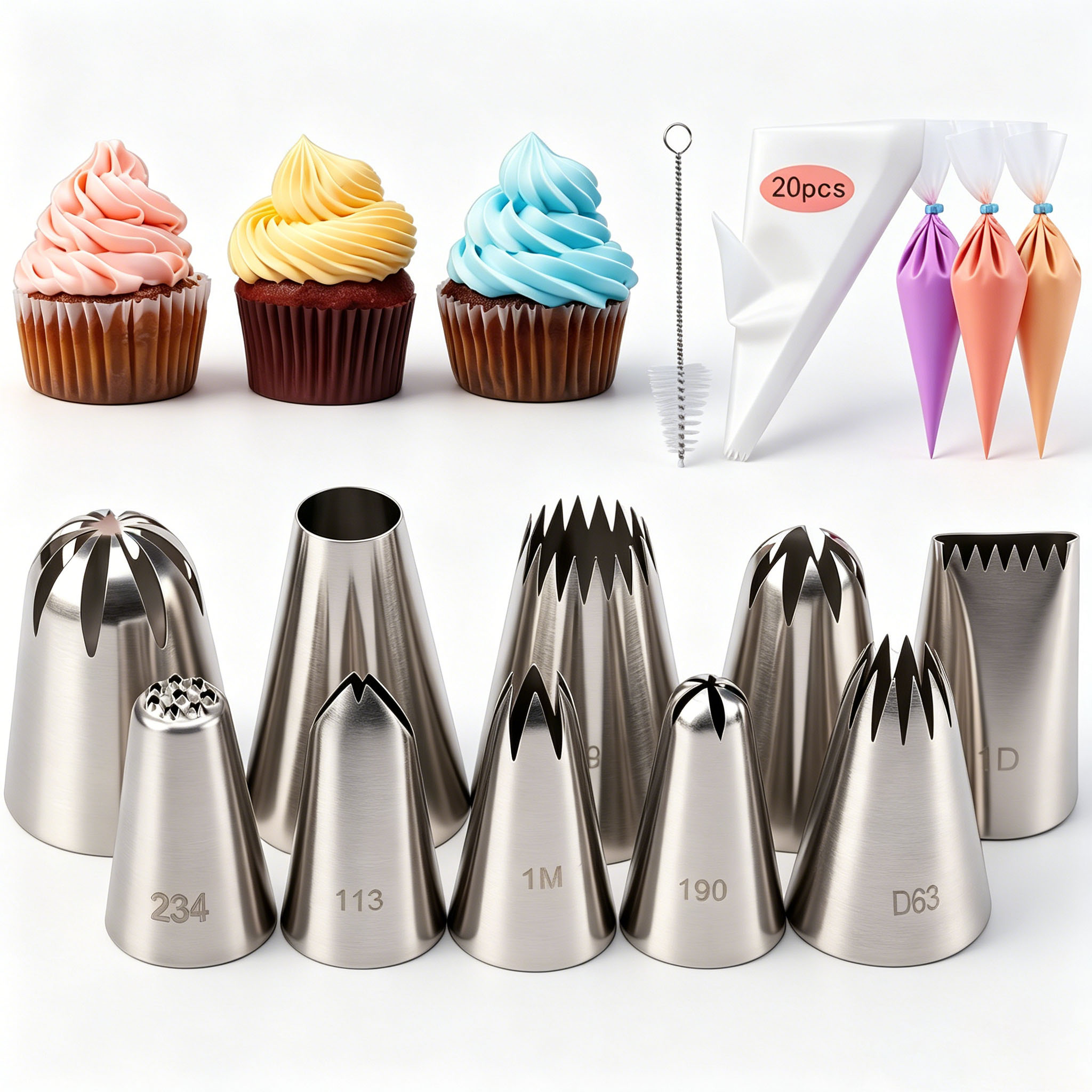 مجموعة أدوات تزيين الكيك من 31 - مراجعة Piping Bag Disposable وسعره