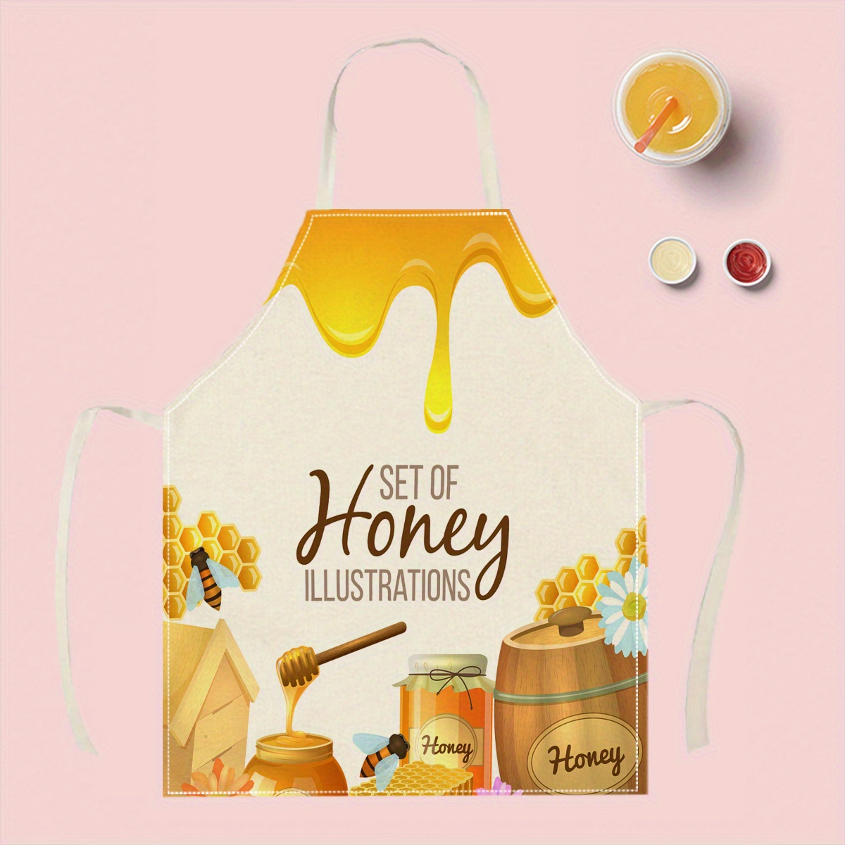 مريلة على شكل نحلة العسل، هدية - مراجعة Kitchen Baking Ideas وسعره