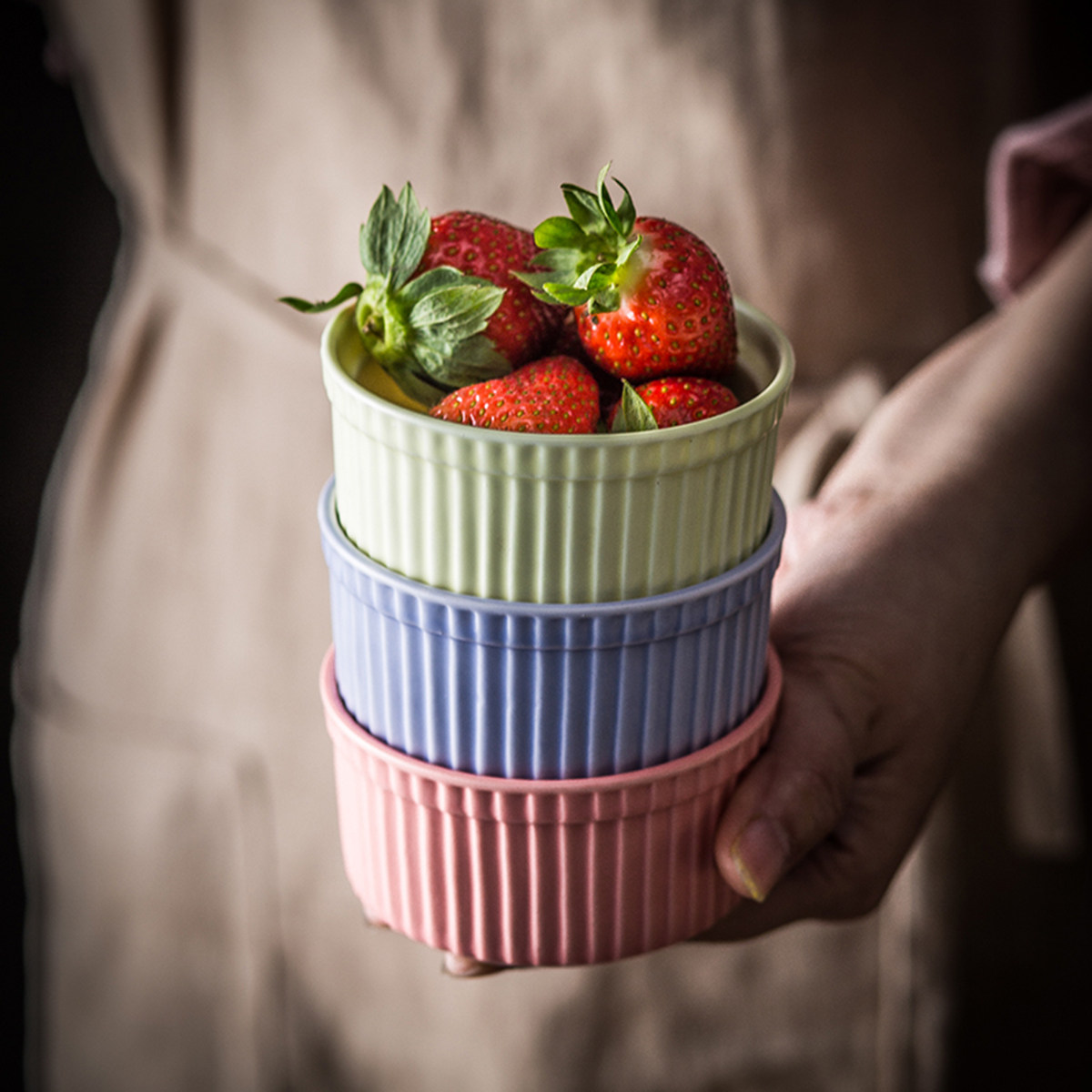 وعاء خبز سيراميك مع غطاء مقاوم - مراجعة Kitchen Baking Bowls وسعره