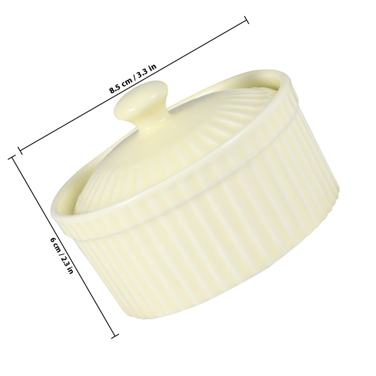 وعاء خبز سيراميك مع غطاء مقاوم - مراجعة Kitchen Baking Bowls وسعره