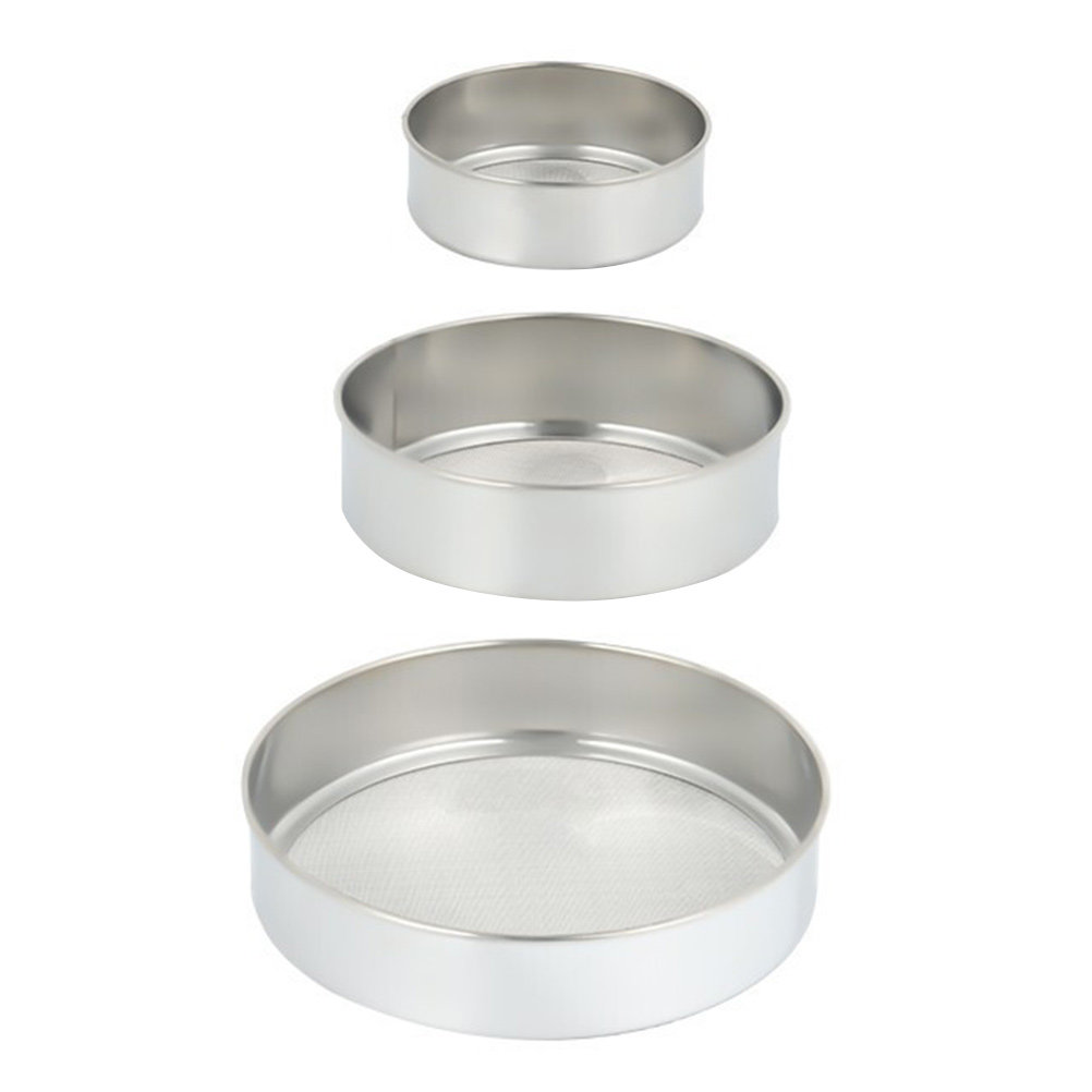 طقم من 3 قطع من مصفاة الدقيق ا - مراجعة Kitchen Baking Utensils وسعره