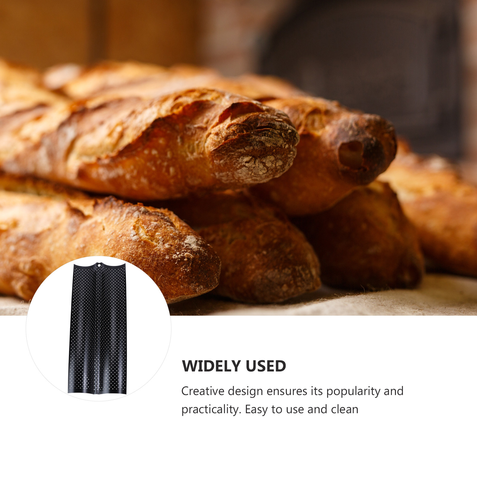 قالب خبز فرنسي بفتحتين، صينية  - مراجعة Kitchen Bakery وسعره