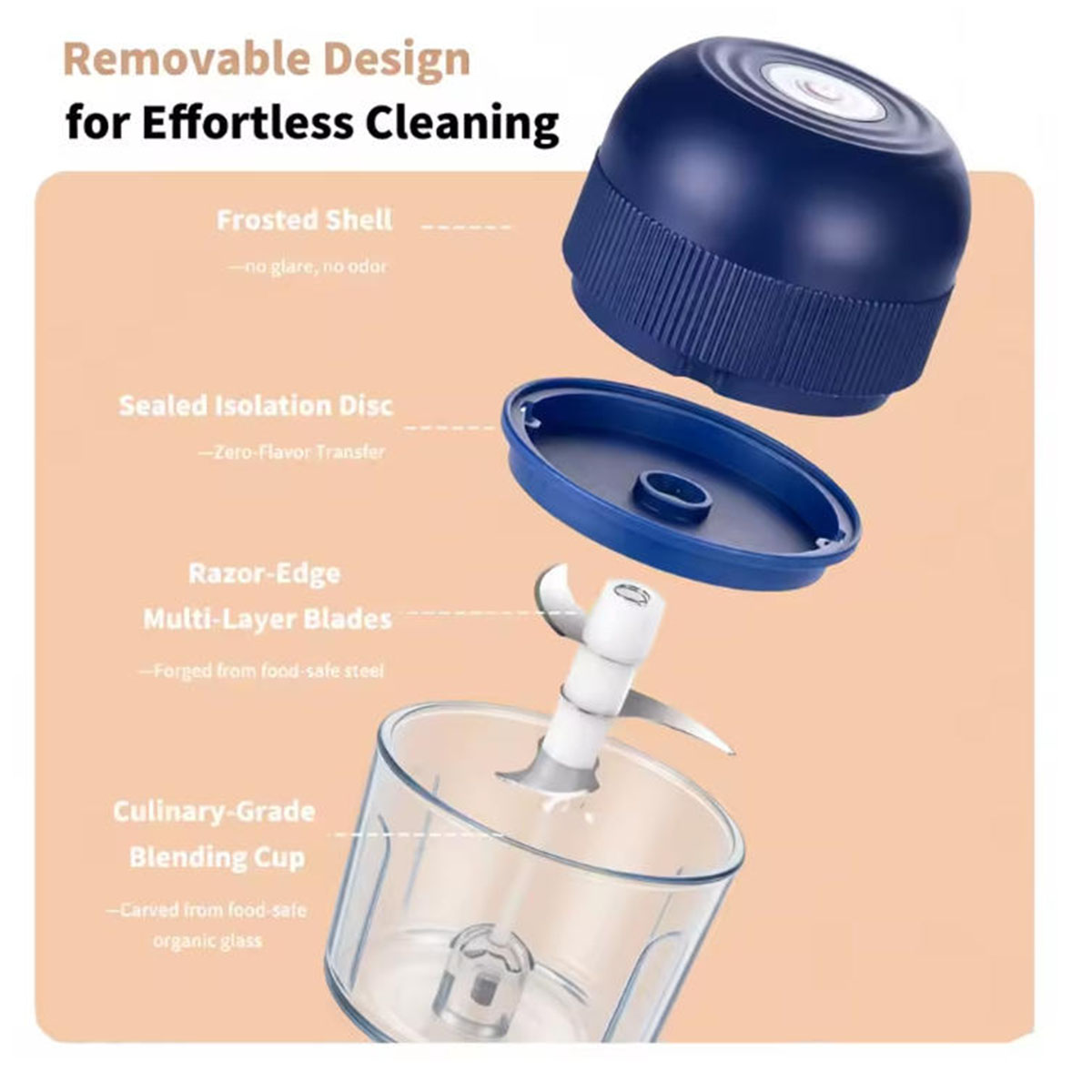 قطعة واحدة: مفرمة ثوم كهربائية - مراجعة Kitchen Baking Appliances وسعره