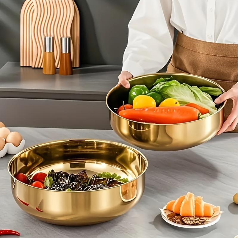 وعاء خلط جديد من الفولاذ المقا - مراجعة Kitchen Baking Bowls وسعره