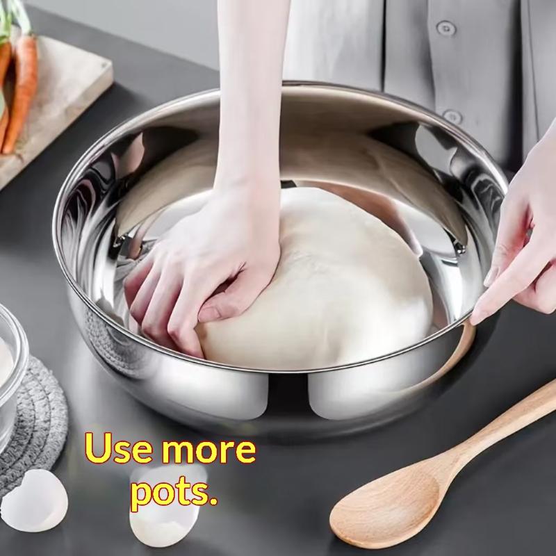 وعاء خلط جديد من الفولاذ المقا - مراجعة Kitchen Baking Bowls وسعره