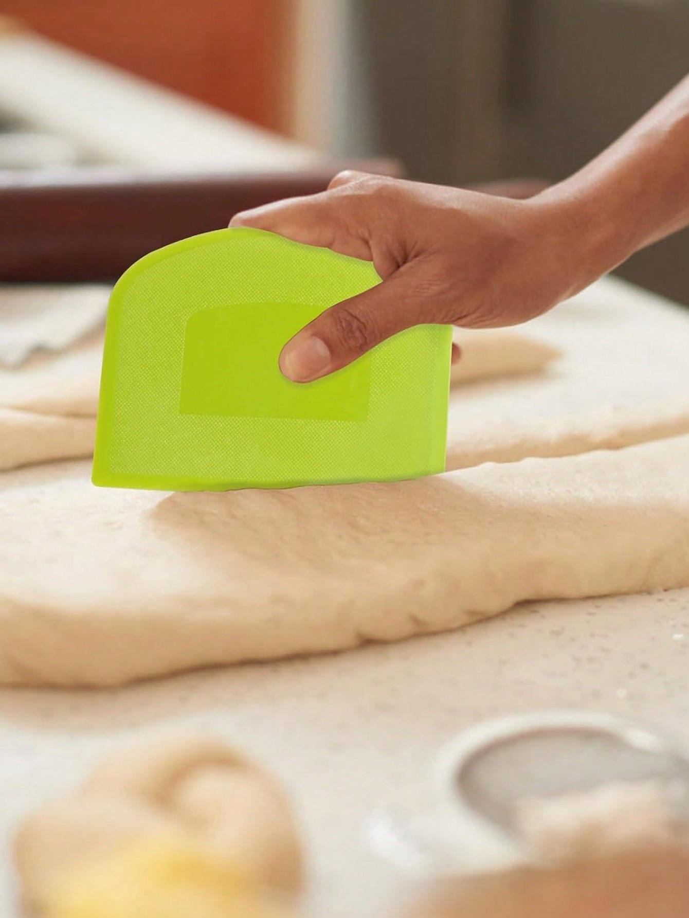 Leeseph 2 قطعة وعاء مكشطة العج - مراجعة Bench Scraper Dough وسعره