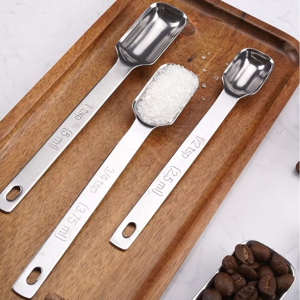 ملاعق قياس من الفولاذ المقاوم  - مراجعة Kitchen Baking Utensils وسعره