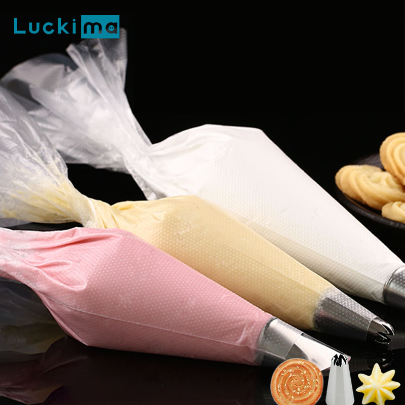 100 قطعة رشاقته كيس معجنات للا - مراجعة Piping Bag Disposable وسعره
