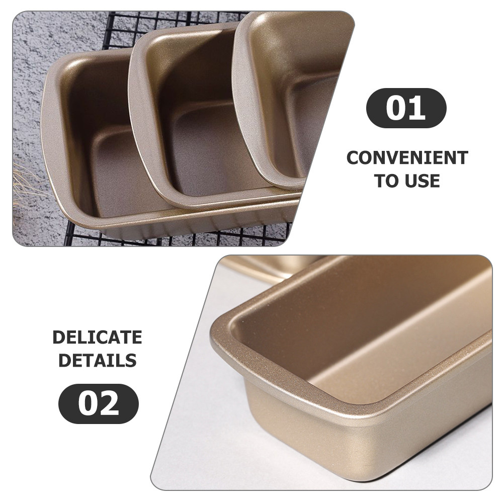 3 قطع من قوالب الخبز المستطيلة - مراجعة Kitchen Baking Pan وسعره