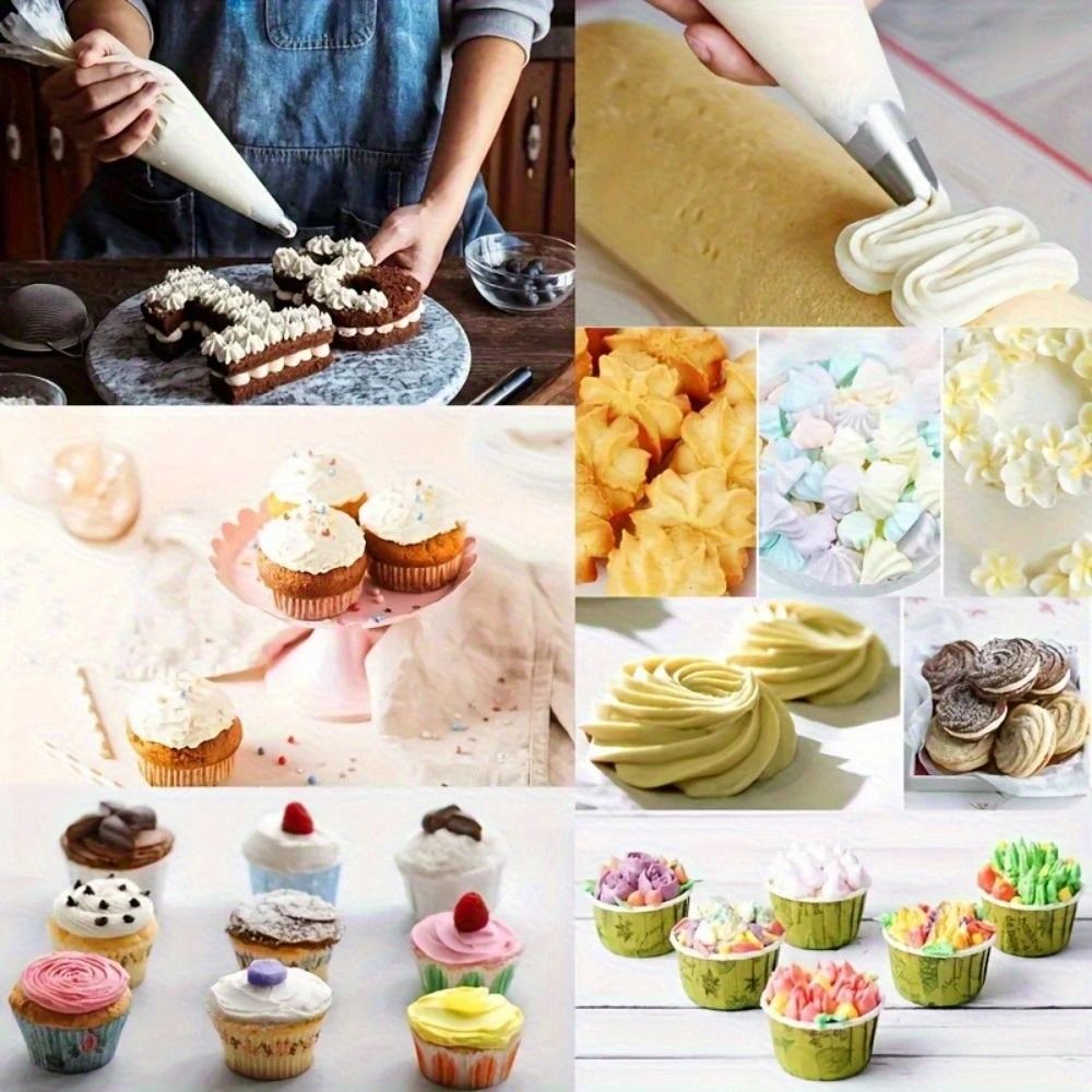 100 قطعة من أكياس الحلويات الق - مراجعة Piping Bag Disposable وسعره
