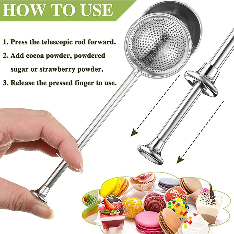 ملعقة ترشيح الدقيق من الفولاذ  - مراجعة Kitchen Baker وسعره
