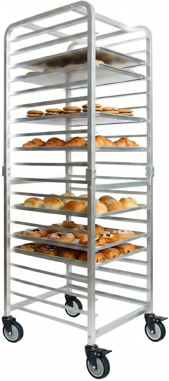 رف تجاري من الفولاذ المقاوم لل - مراجعة Kitchen Baking Pan وسعره