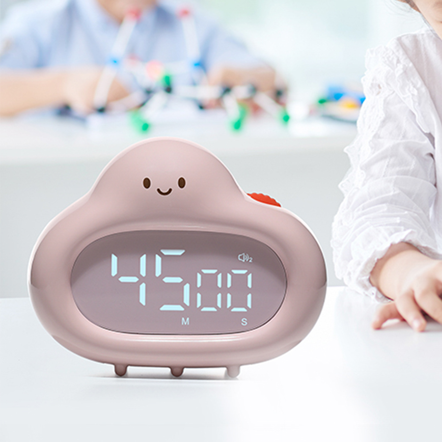 مؤقت أبيض على شكل سحابة للطبخ  - مراجعة Baking Kitchen Hourly وسعره