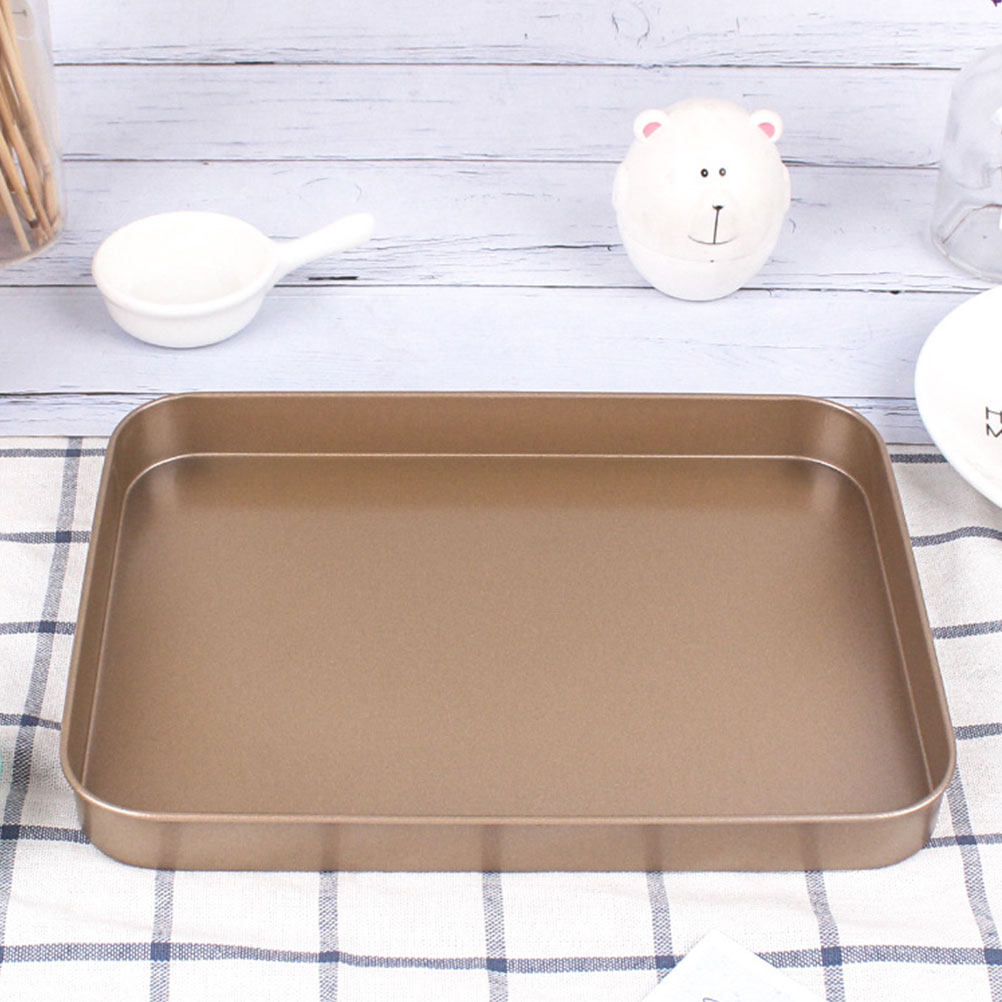 صينية كيك مستطيلة من الفولاذ ا - مراجعة Kitchen Baking Pan وسعره