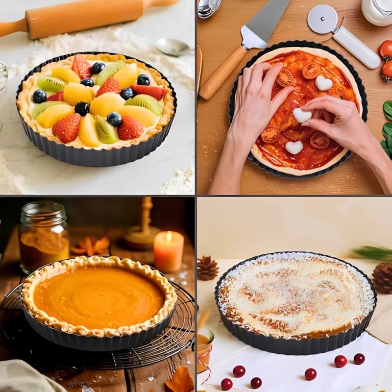 قالب تارت قابل للإزالة من الأس - مراجعة Kitchen Baking Pan وسعره